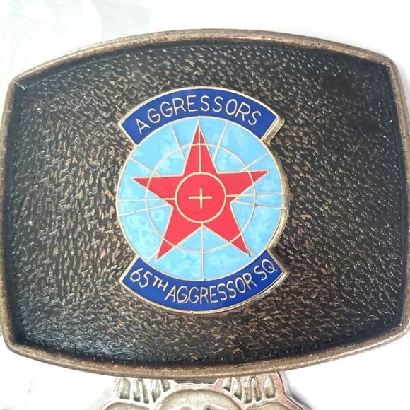 Aggressors 65th Aggressor Squad, Air Force Belt Buckle - Picture 8 of 9